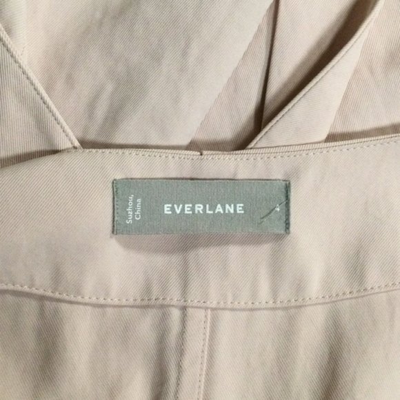 👛 (ANY 2/$40) EVERLANE Sleeveless Pink Wraparound Dress - Picture 7 of 8